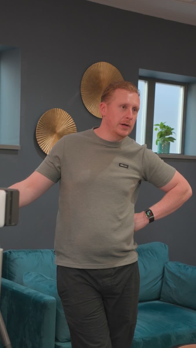 Sam Martin directing a shoot