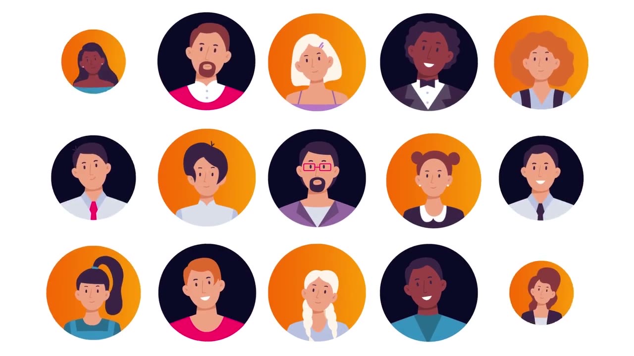 Character designs from one of our animation projects