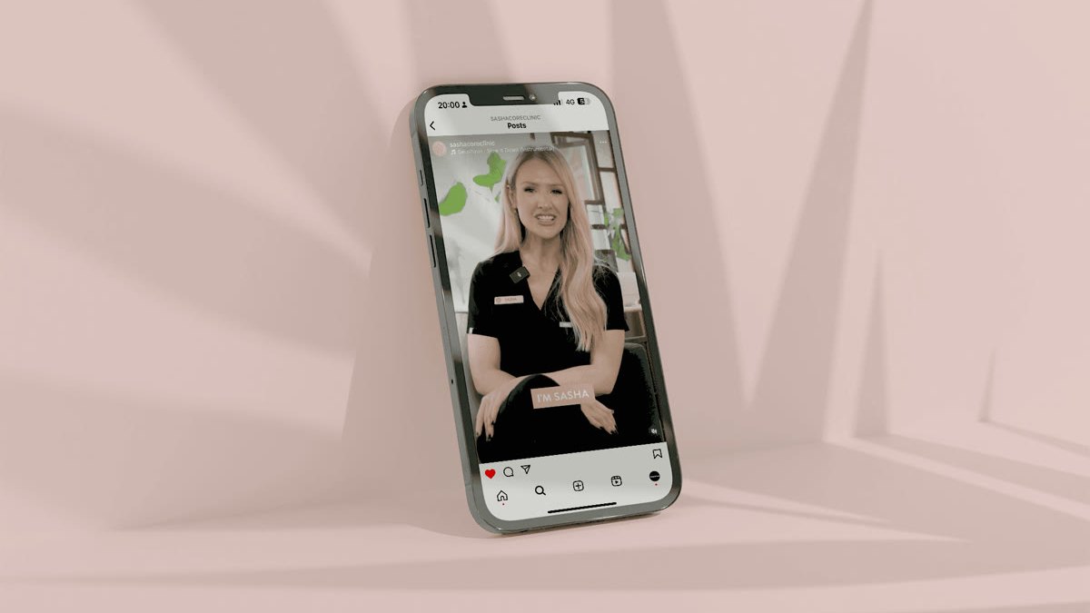 An Instagram profile open on a phone