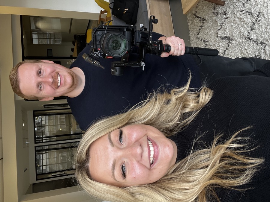 The Sequence team on a content shoot